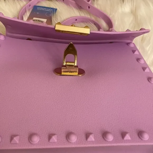 NWT Most Wanted Jelly Crossbody Purse - Purple - Picture 9 of 10